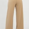 Tailored Fold-Over Waist Front-Button Pants