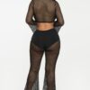 Crochet Shimmer Cover-Up Set – Two-Piece Beachwear