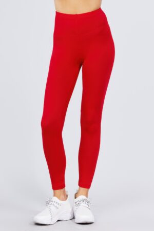 Cotton Spandex Leggings – Smooth Waistband