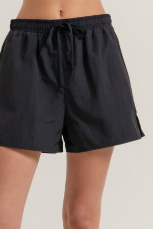 Anorak Side-Slit Workout Shorts – Lightweight Nylon