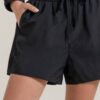 Anorak Side-Slit Workout Shorts – Lightweight Nylon