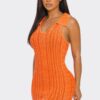 Emma Mineral Wash Bodycon Dress with Collar