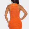 Emma Mineral Wash Bodycon Dress with Collar