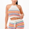 Halter Crochet Short Set – Lightweight Knit