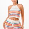Halter Crochet Short Set – Lightweight Knit