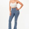 Seamless Bell-Bottom Flare Workout Pants – High Waist