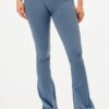 Seamless Bell-Bottom Flare Workout Pants – High Waist