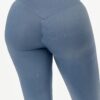 Seamless Bell-Bottom Flare Workout Pants – High Waist