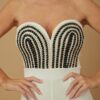 Twisted Rope Knot Tie Jumpsuit – Metallic Accent