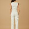 Intertwined Ring Strap Jumpsuit – Deep Curved Neckline