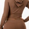 Butter-Soft Cropped Hoodie & Flare Pants Set – Thumbhole Cuffs