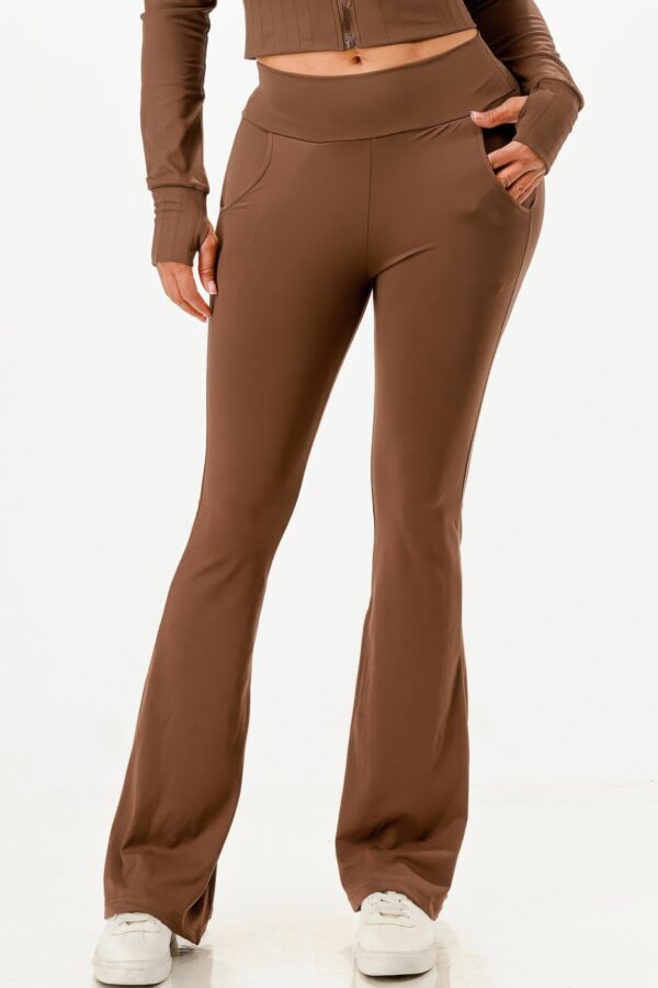 Butter-Soft Cropped Hoodie & Flare Pants Set – Thumbhole Cuffs