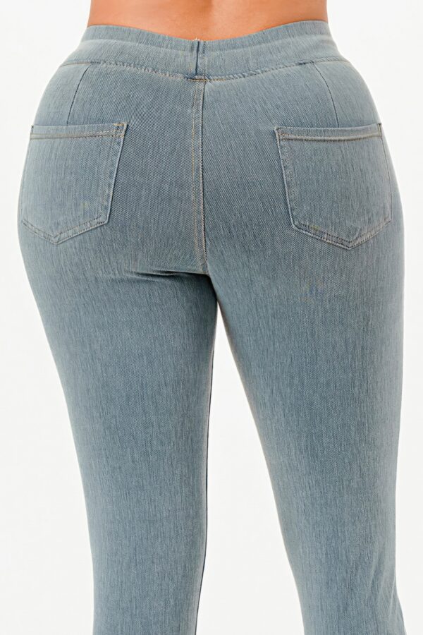 Ultra Soft Tencel-Blend Jeggings with Wide Waistband