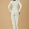 Mirror Stone Double-Layer Long Jumpsuit – Evening