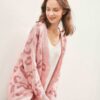Leopard Button-Down Cardigan – Soft Knit