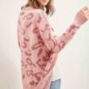 Leopard Button-Down Cardigan – Soft Knit