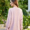 Solid V-Neck Knit Sweater with Side Slits