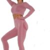 Seamless Space Dye Active Set – Crop Top & Leggings