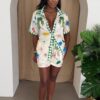 Dragon Dreams Short Set – Emerald Dragon Print