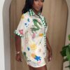 Dragon Dreams Short Set – Emerald Dragon Print