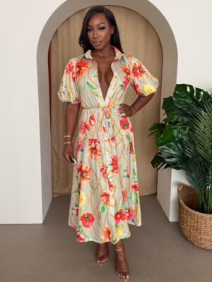 Tropic Thread Dress – Lightweight Polished Silhouette
