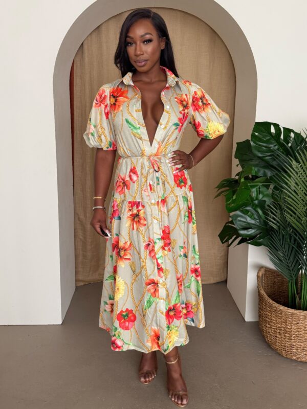 Tropic Thread Dress – Lightweight Polished Silhouette