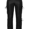 V-Cut Cargo Pants with Drawstring Waist – Wide Leg