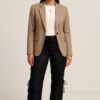 V-Cut Cargo Pants with Drawstring Waist – Wide Leg