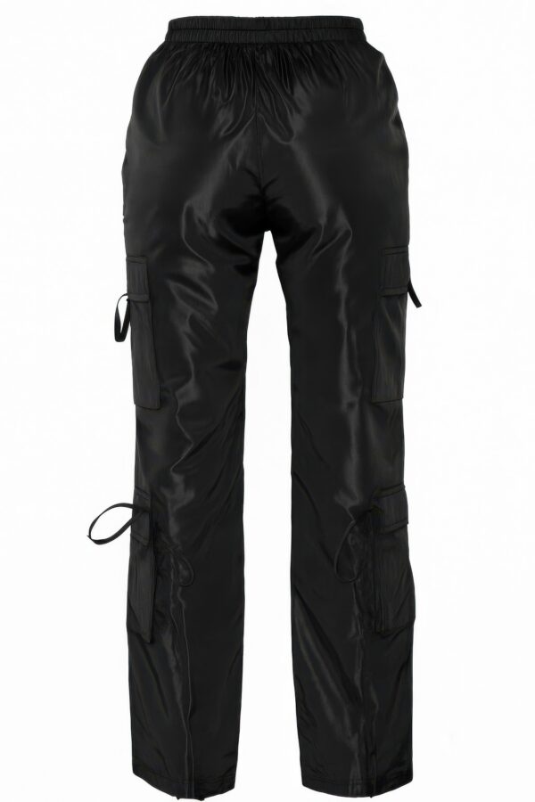 V-Cut Cargo Pants with Drawstring Waist – Wide Leg