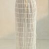 Sky Breeze Sheer Maxi Skirt – Horizontal Ruffle