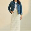 Sky Breeze Sheer Maxi Skirt – Horizontal Ruffle