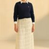 Sky Breeze Sheer Maxi Skirt – Horizontal Ruffle