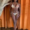 Dragon Heat Triangle Bikini – Dragon & Floral Print