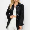 Structured Mid-Length Toggle Peacoat with Pockets