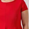Plus Size Scuba Crepe Peplum Top – Scoop Neck