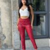 High-Rise Vintage Straight-Leg Jeans – Cotton Stretch