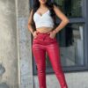 High-Rise Vintage Straight-Leg Jeans – Cotton Stretch