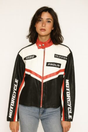 1988 Motor Jacket – PU Leather Moto Style