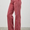 High-Rise Slim Wide Straight Jeans – Ankle-Length