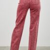 High-Rise Slim Wide Straight Jeans – Ankle-Length