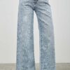 High-Rise Wide-Leg Stretch Jeans