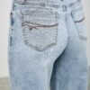 High-Rise Wide-Leg Stretch Jeans