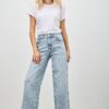High-Rise Wide-Leg Stretch Jeans