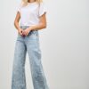 High-Rise Wide-Leg Stretch Jeans