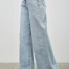 High-Rise Wide-Leg Stretch Jeans