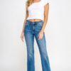 Tummy Control Mid-Rise Skinny-to-Bootcut Jeans