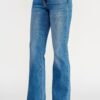 Tummy Control Mid-Rise Skinny-to-Bootcut Jeans