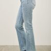 Mid-Rise Flare Jeans with Released Hem