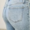 Mid-Rise Flare Jeans with Released Hem