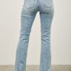 Mid-Rise Flare Jeans with Released Hem